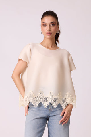 Vence Top - Cream