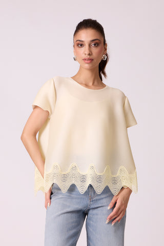 Vence Top - Cream