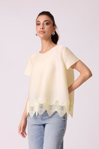 Vence Top - Cream