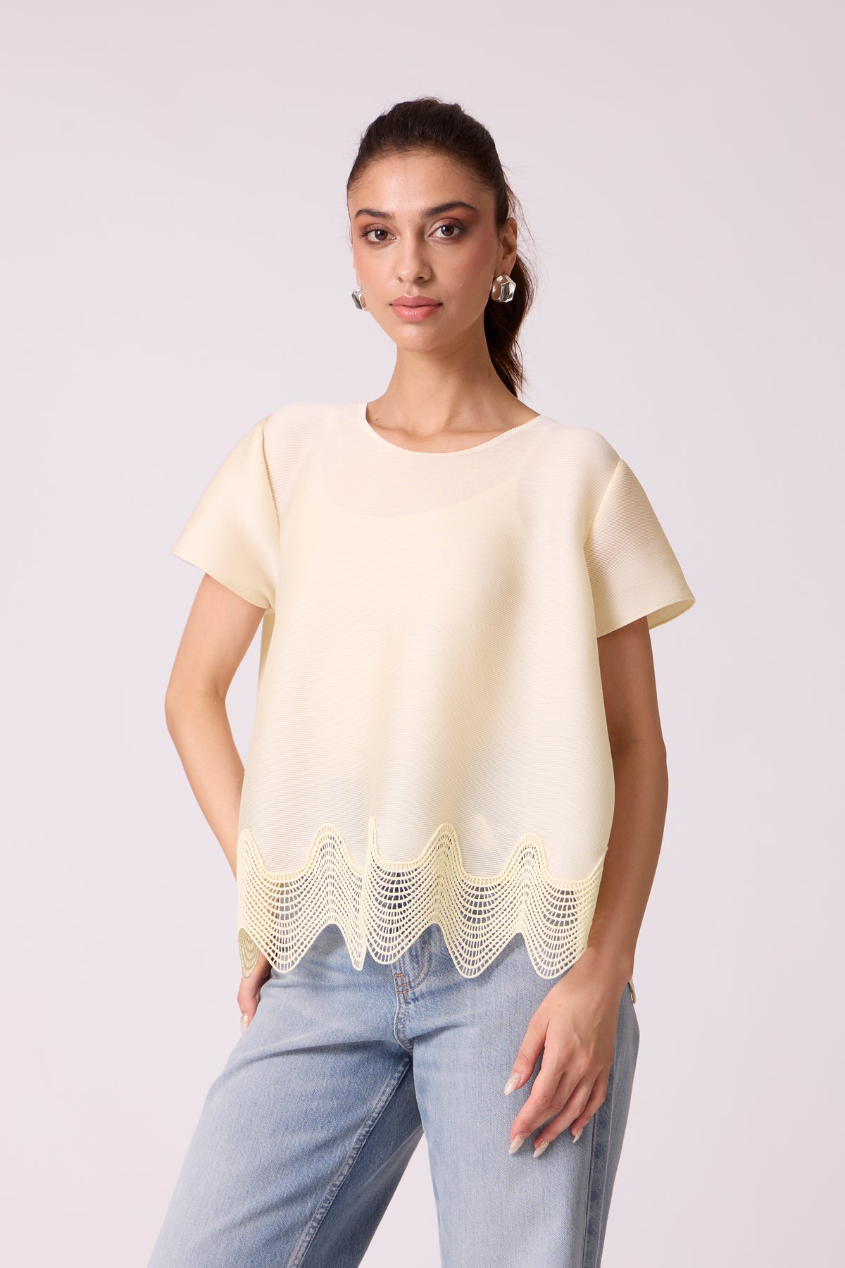 Vence Top - Cream