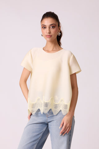 Vence Top - Cream