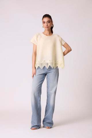 Vence Top - Cream