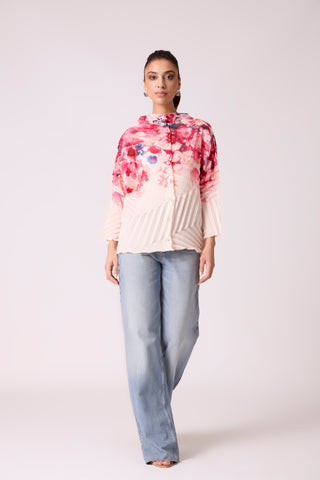 Nash Print Shirt - Blush