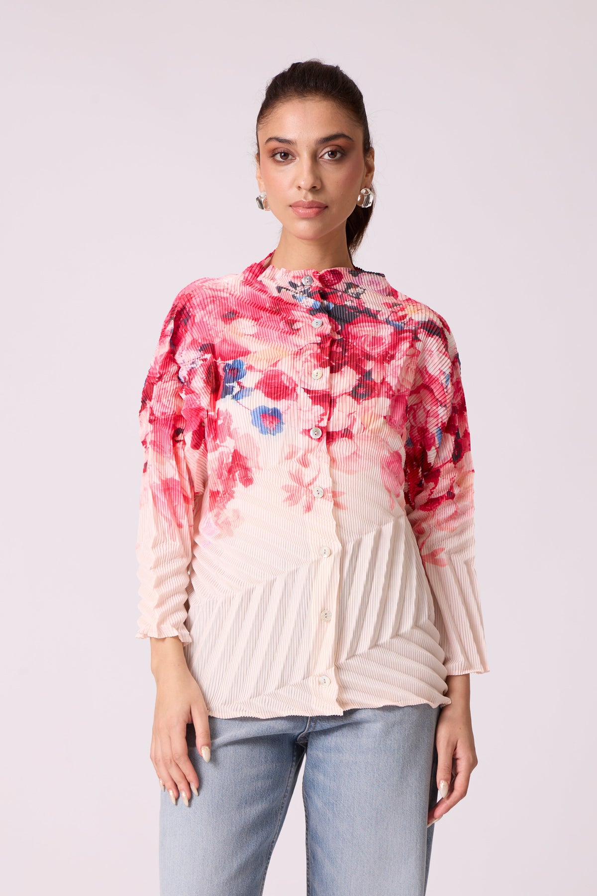 Nash Print Shirt - Blush