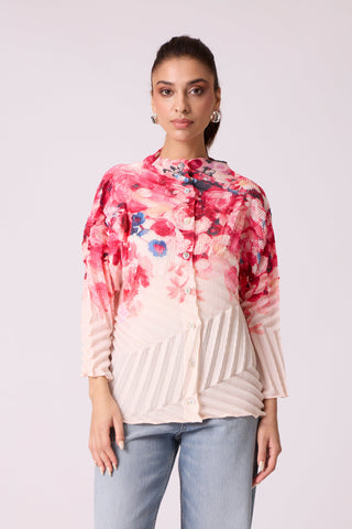 Nash Print Shirt - Blush