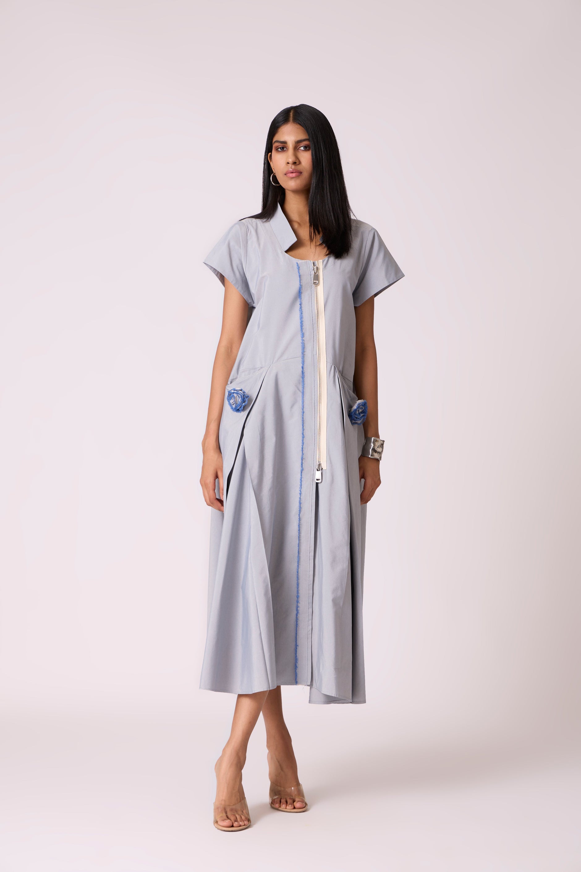 andmary Agatha blouse set up グレー ANDMARY】Agatha blouse set up