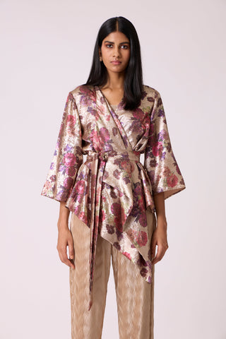 Vanessa Set - Metallic Champagne Beige