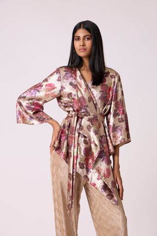 Vanessa Set - Metallic Champagne Beige