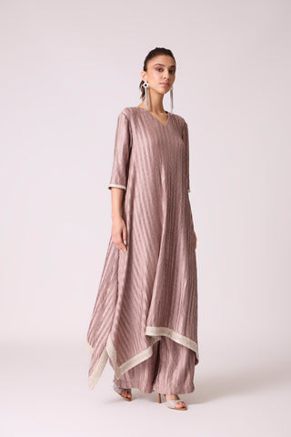 Zara Tunic Set - Rose