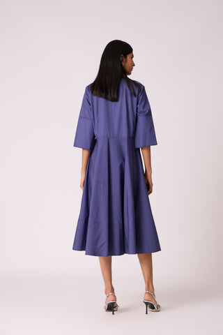 Leanne Dress - Indigo Blue