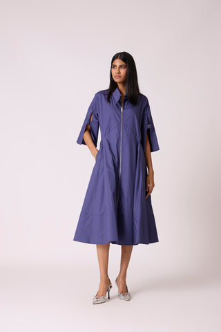 Leanne Dress - Indigo Blue