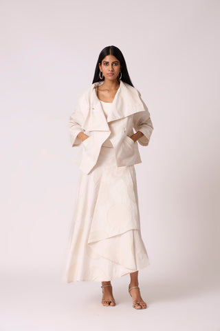 Sandra Jacquard Set - Ecru