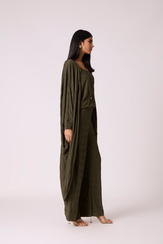 Meghan Knit  Travel Set - Olive