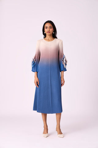 Emery Ombre Dress - Blue