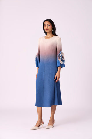 Emery Ombre Dress - Blue