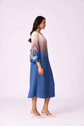 Emery Ombre Dress - Blue