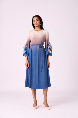 Emery Ombre Dress - Blue