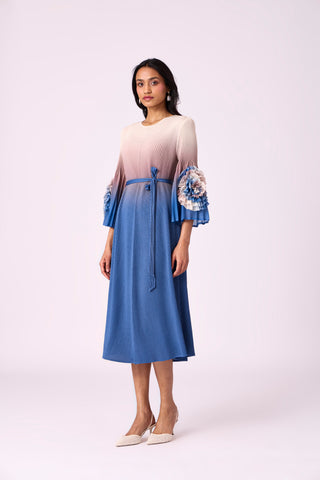 Emery Ombre Dress - Blue