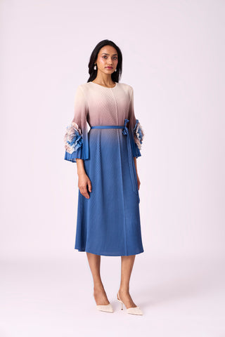 Emery Ombre Dress - Blue