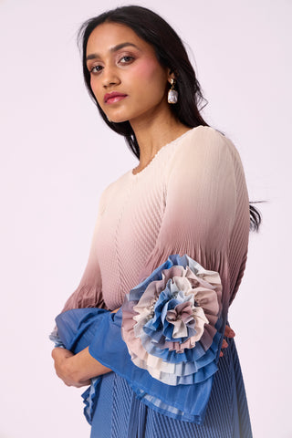 Emery Ombre Dress - Blue