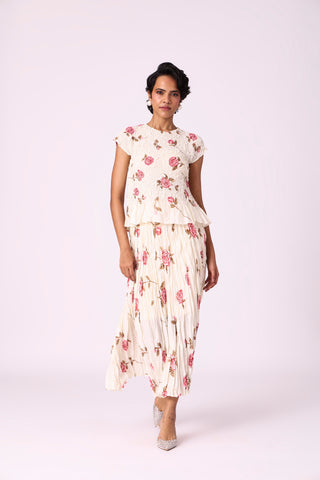 Jade Floral Set - Off White
