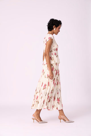 Jade Floral Set - Off White