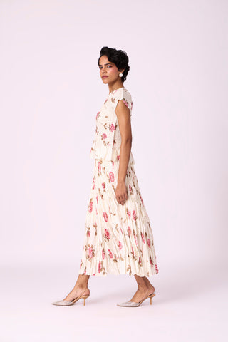 Jade Floral Set - Off White