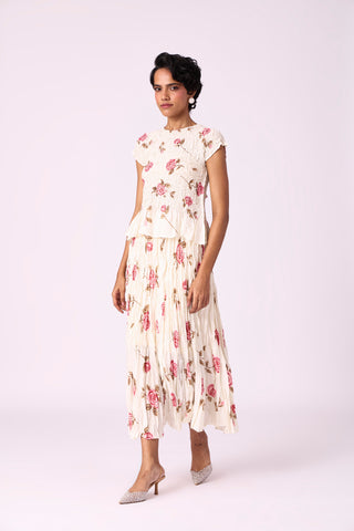 Jade Floral Set - Off White