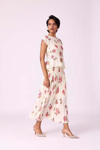 Jade Floral Set - Off White