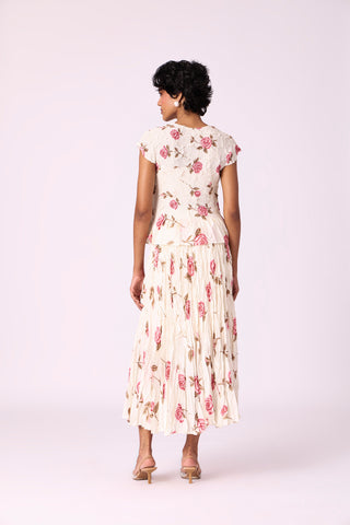 Jade Floral Set - Off White