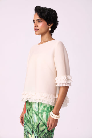 Cressida Top - Ivory
