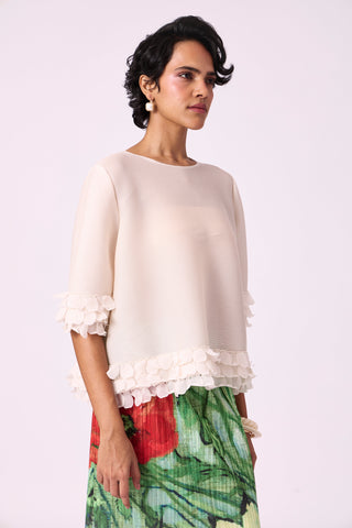 Cressida Top - Ivory
