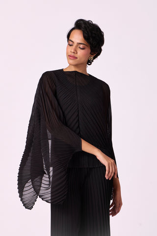 Nadia A-Line Top - Black