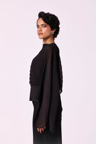 Nadia A-Line Top - Black