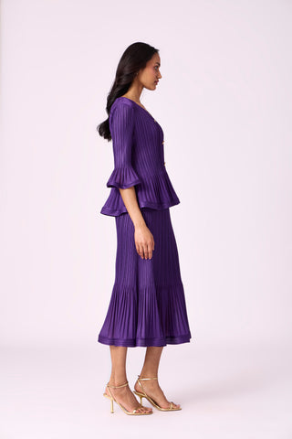 Merylyn Skirt Set - Purple