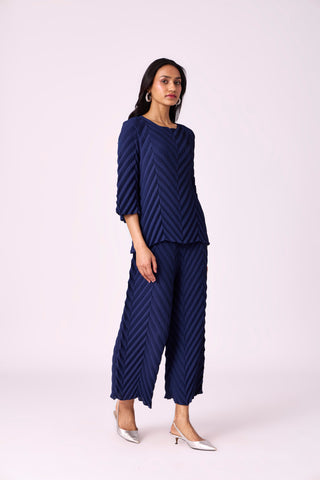 Vera Chevron Set - Navy