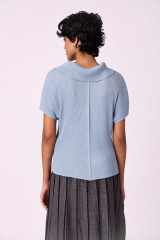 Trecia Top - Pale Blue