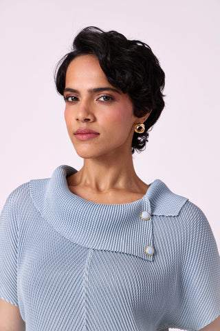 Trecia Top - Pale Blue