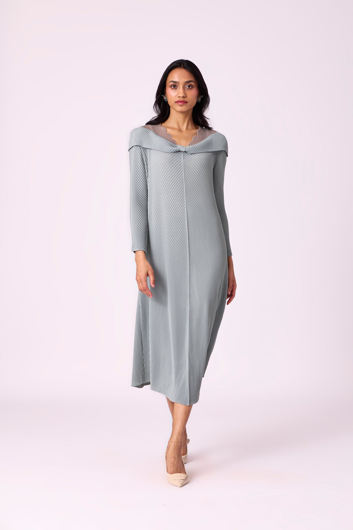 Simone Dress - Sage Mint