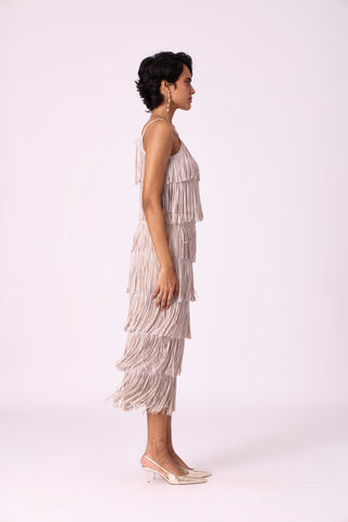 Gisa Fringe Set - Sandstone