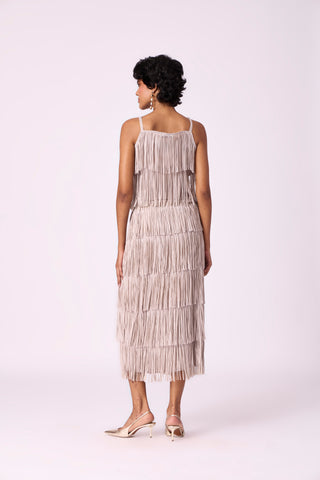 Gisa Fringe Set - Sandstone