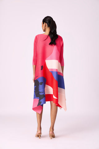 Krystina Dress - Bright Pink