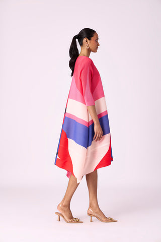 Krystina Dress - Bright Pink