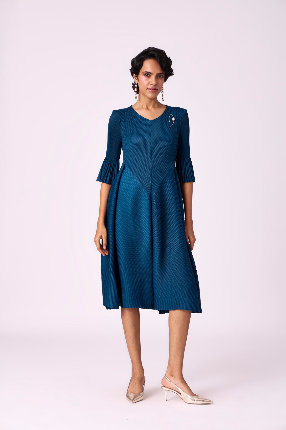 Felicia Dress - Teal