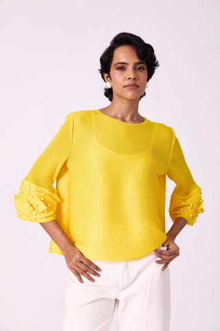 Trudy Top - Yellow