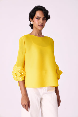 Trudy Top - Yellow