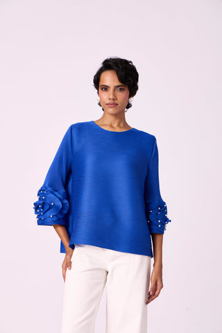 Trudy Top - Azure Blue