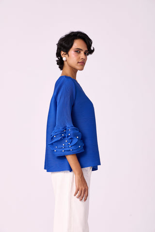 Trudy Top - Azure Blue