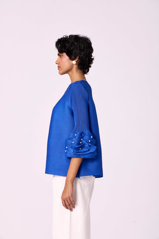 Trudy Top - Azure Blue
