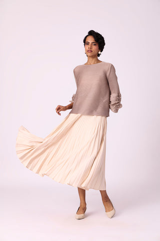 Trudy Top - Light Taupe